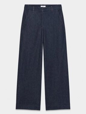 BABATON Meetup Wide Leg Jeans High Rise Indigo Blue Size 10